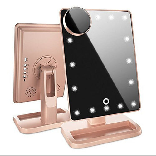Hollywood LED Touch Mirror with Bluetooth Speaker