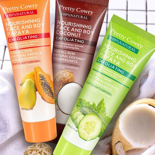 Glow Boost Exfoliating Facial Cleanser – Cucumber, Coconut & Papaya